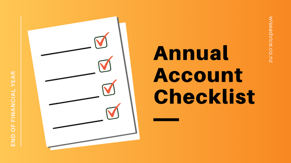 Annual account checklist